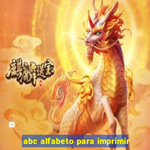 abc alfabeto para imprimir