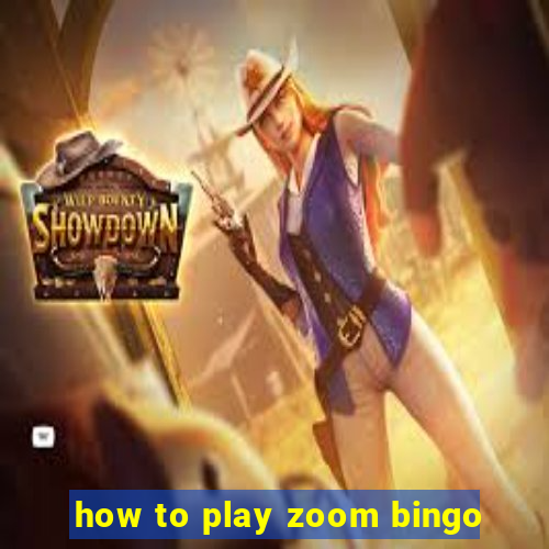 how to play zoom bingo