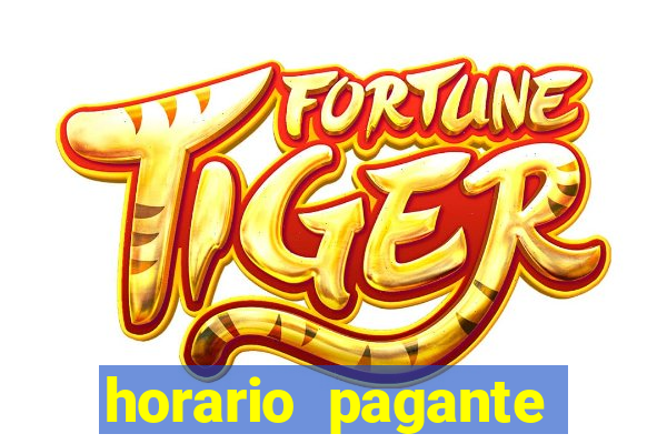 horario pagante fortune tiger