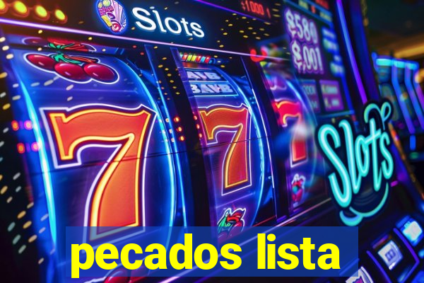 pecados lista