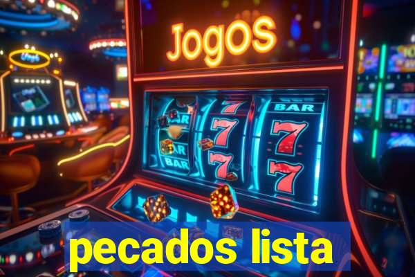 pecados lista