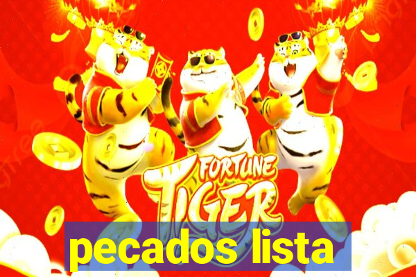 pecados lista