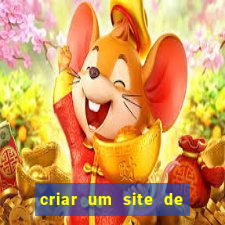 criar um site de jogos agora