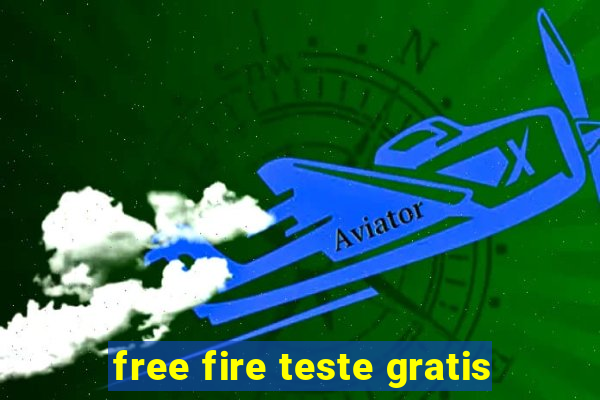 free fire teste gratis