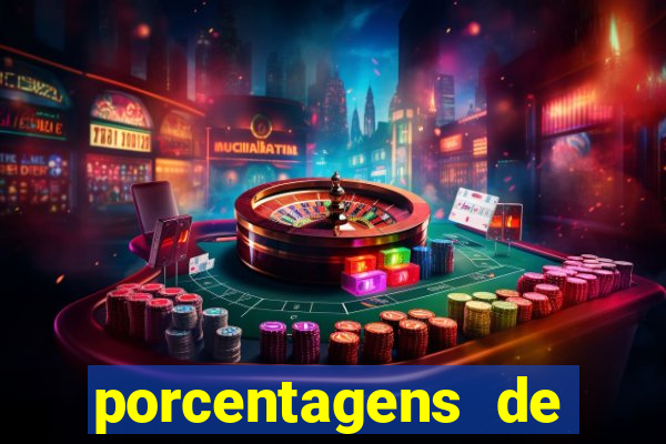 porcentagens de jogos pagantes