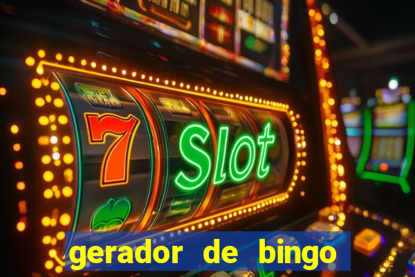 gerador de bingo de palavras