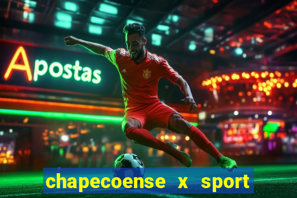 chapecoense x sport ao vivo