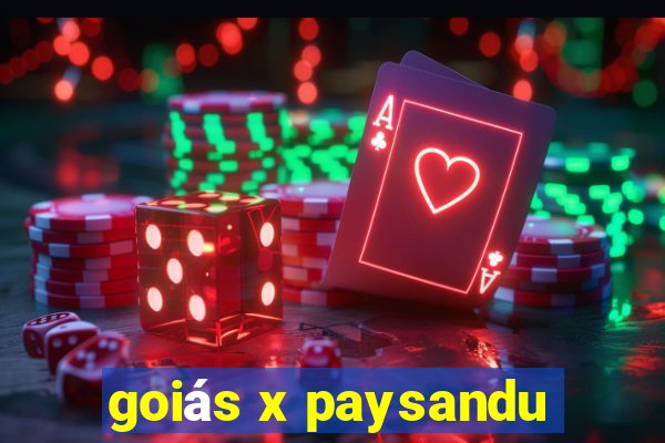 goiás x paysandu