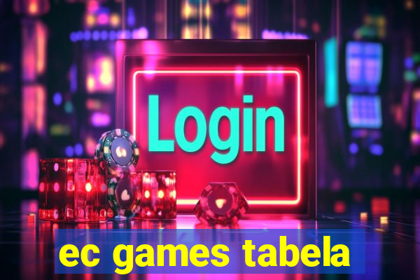 ec games tabela