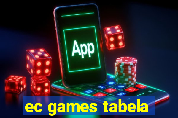 ec games tabela