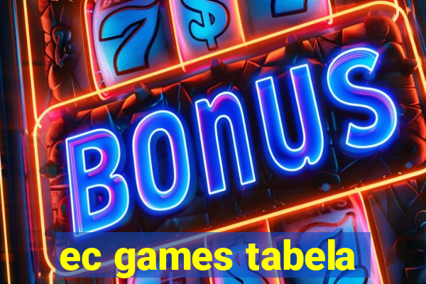 ec games tabela