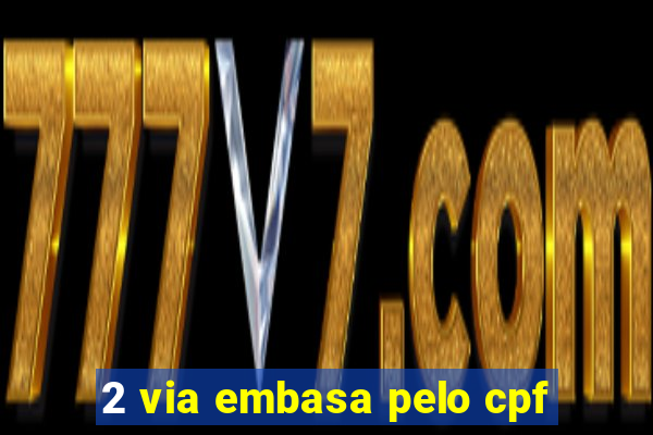 2 via embasa pelo cpf