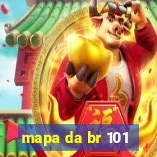 mapa da br 101