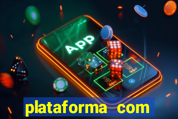 plataforma com chuva de dinheiro