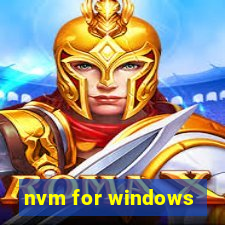 nvm for windows