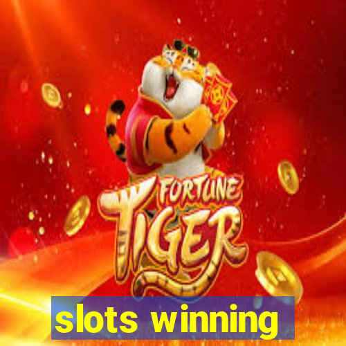 slots winning