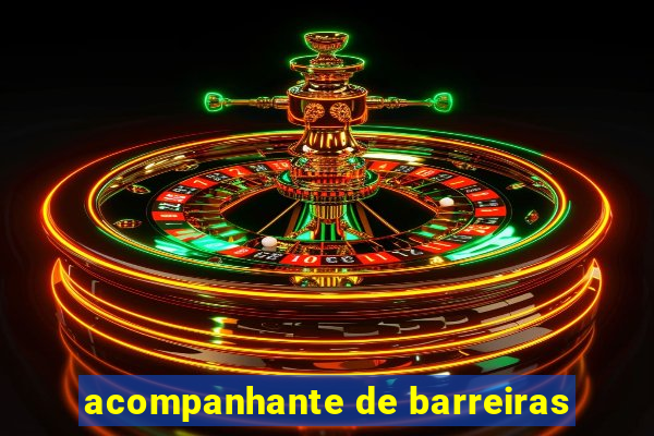 acompanhante de barreiras