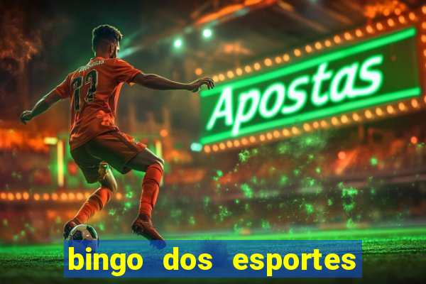 bingo dos esportes para imprimir