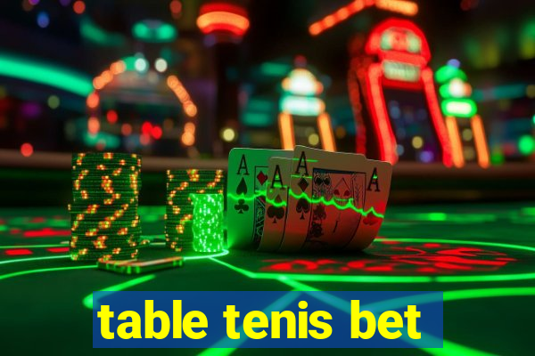 table tenis bet