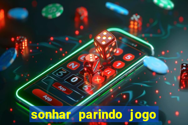 sonhar parindo jogo do bicho