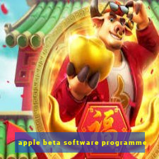 apple beta software programme