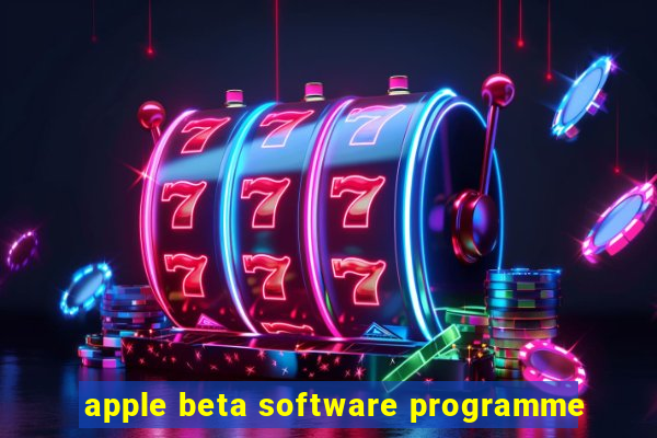 apple beta software programme