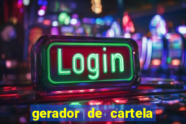 gerador de cartela de bingo