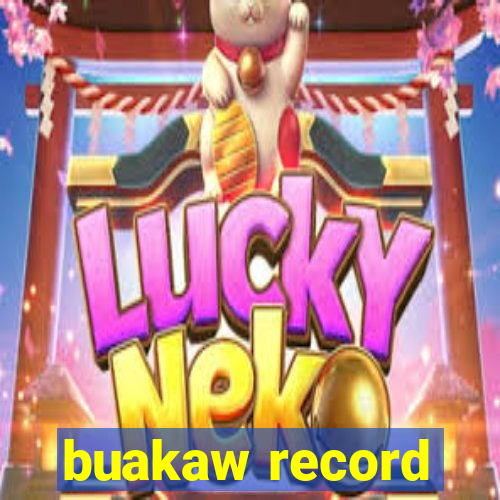 buakaw record