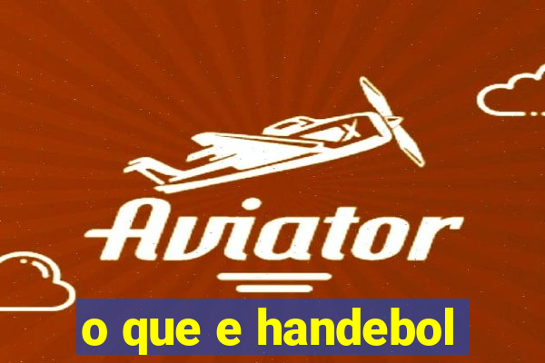 o que e handebol