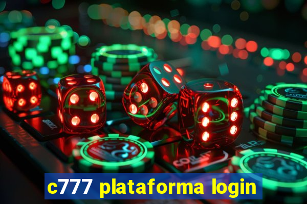 c777 plataforma login