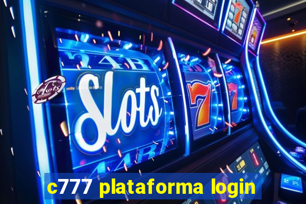 c777 plataforma login