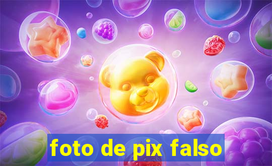 foto de pix falso