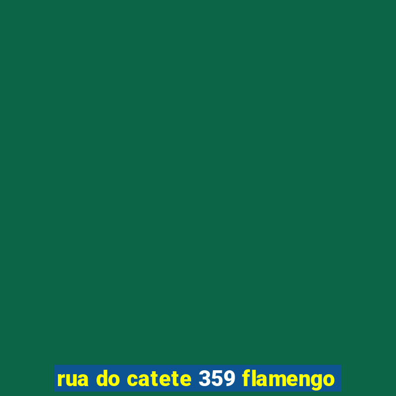 rua do catete 359 flamengo