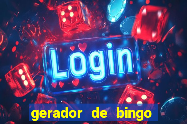 gerador de bingo cha de bebe