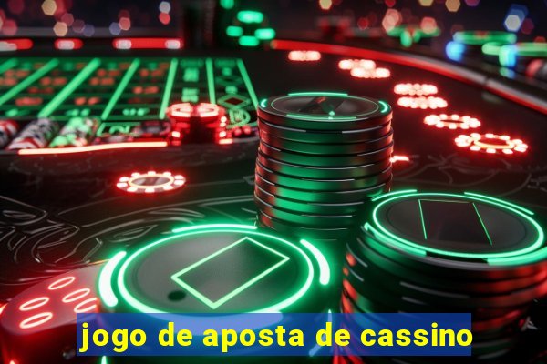 jogo de aposta de cassino