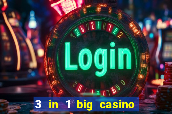 3 in 1 big casino game set