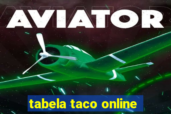 tabela taco online