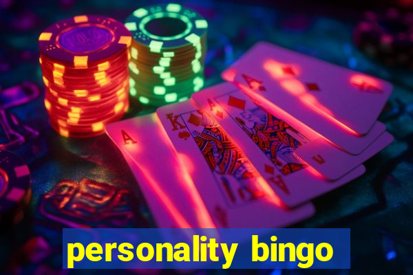 personality bingo