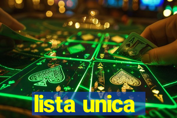 lista unica