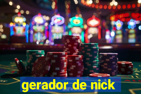 gerador de nick