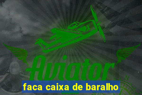 faca caixa de baralho