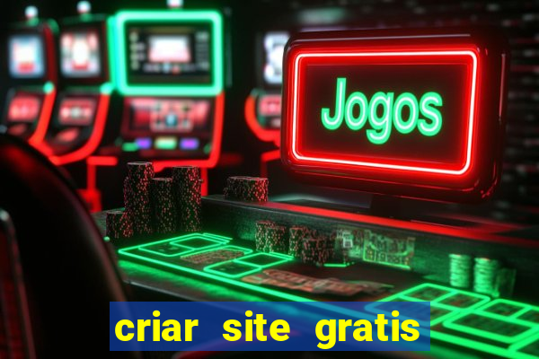 criar site gratis de jogos