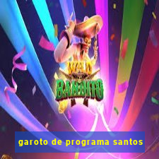 garoto de programa santos