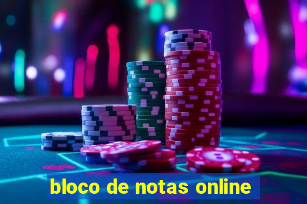 bloco de notas online