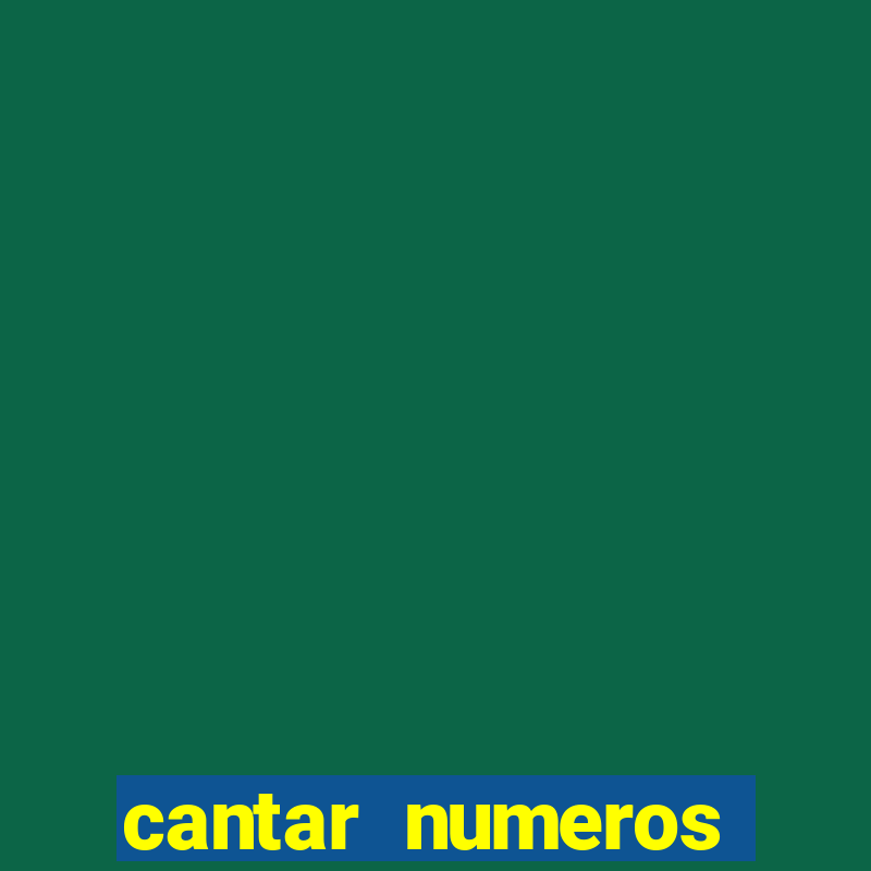 cantar numeros bingo online