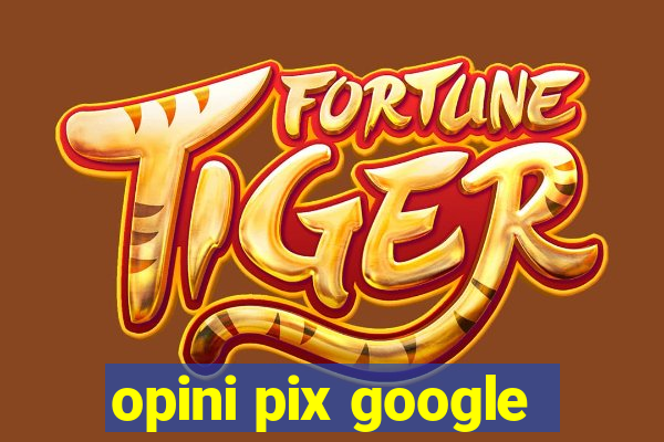 opini pix google