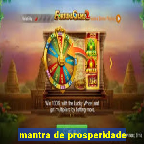 mantra de prosperidade