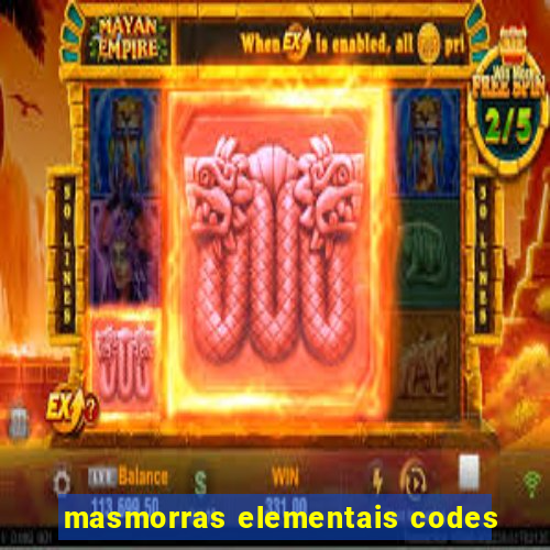 masmorras elementais codes