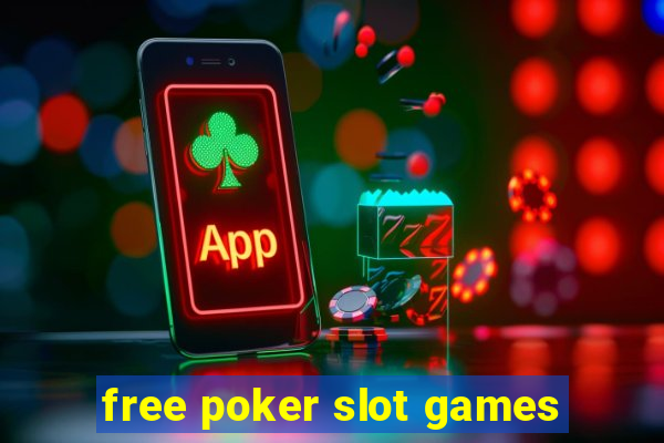 free poker slot games