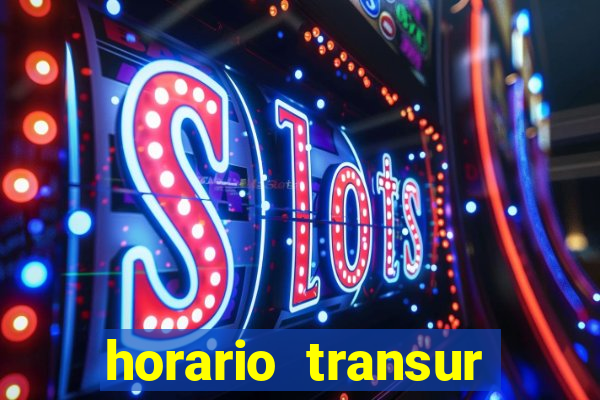 horario transur roleta santos dumont juiz de fora